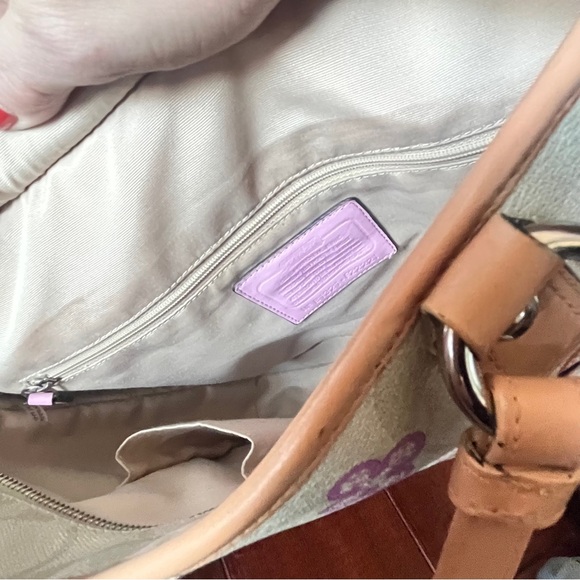Coach Top Zip Tote with Pink and Purple Accents🥳🥳❌❌ - Picture 10 of 10